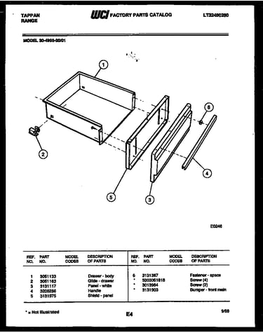Drawer parts