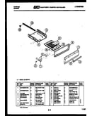 Broiler drawer parts