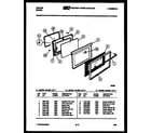 Tappan 30-4687-00-02 door parts diagram