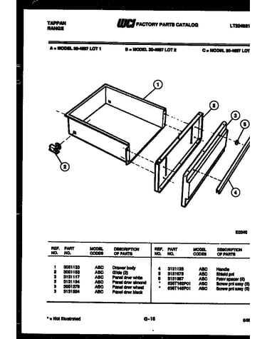 Drawer parts