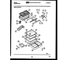 Tappan 95-1990-00-00 shelves and supports diagram