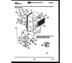 Tappan 95-1990-00-00 system and automatic defrost parts diagram