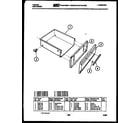 Tappan 72-7977-23-03 drawer parts diagram