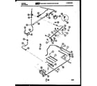 Tappan 72-3977-00-02 burner, manifold and gas control diagram