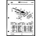 Tappan 72-2547-00-01 broiler drawer parts diagram