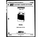 Tappan 32-2537-00-02 cover page diagram