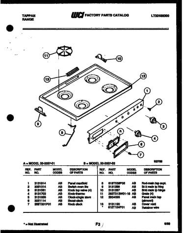 Cooktop parts
