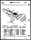 Broiler drawer parts