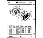 Tappan 32-2537-00-02 door parts diagram