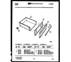 Tappan 31-2528-66-02 drawer parts diagram