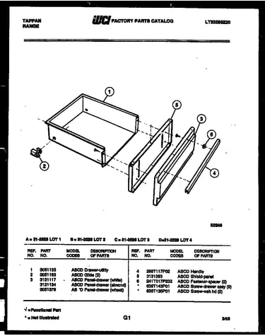 Drawer parts