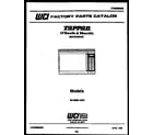 Tappan 56-2899-10-01 front cover diagram