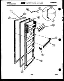 Refrigerator door parts