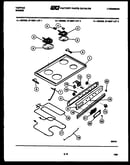 Cooktop, broiler and control parts