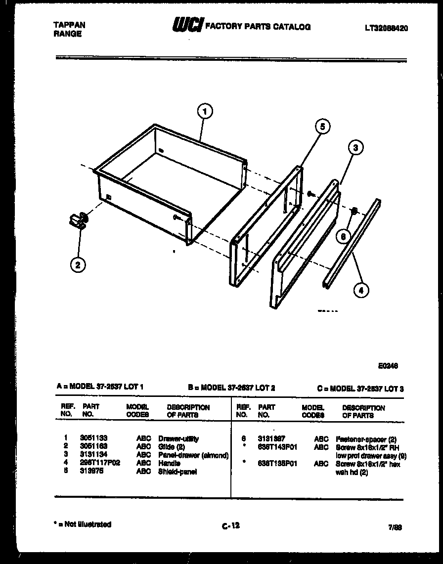 DRAWER PARTS