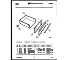 Tappan 31-6538-00-01 drawer parts diagram