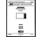 Tappan 56-2787-10-02 front cover diagram