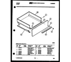 Tappan 37-0117-00-02 drawer parts diagram