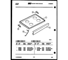 Tappan 31-3348-00-04 cooktop parts diagram