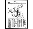 Tappan 98-1668-00-02 cabinet parts diagram