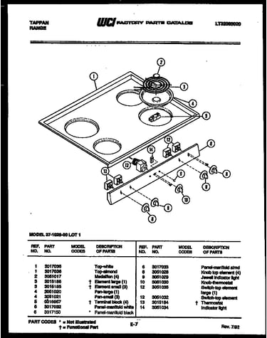 Cooktop parts