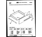 Tappan 37-1028-00-01 drawer parts diagram