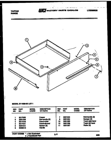 Drawer parts