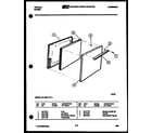 Tappan 37-1004-00-01 door parts diagram