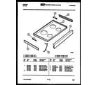 Tappan 31-4668-23-01 cooktop parts diagram