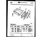 Tappan 31-4668-66-02 drawer parts diagram
