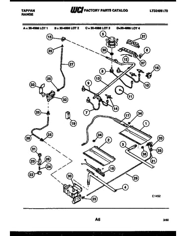 Burner, manifold and gas control