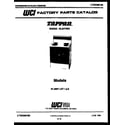 Tappan 31-4667-66-01 cover diagram