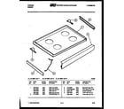 Tappan 31-4667-00-01 cooktop parts diagram