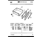 Tappan 31-4667-18-01 drawer parts diagram