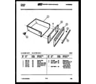 Tappan 31-2537-23-03 drawer diagram