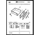 Tappan 31-7647-00-03 broiler parts diagram