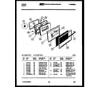 Tappan 31-4998-66-01 drawer parts diagram