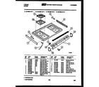 Tappan 30-4388-66-04 cooktop parts diagram