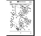 Tappan 30-4388-00-03 burner, manifold and gas control diagram