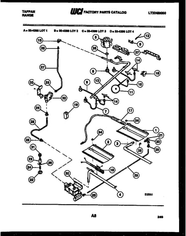 Burner, manifold and gas control