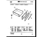 Tappan 30-4388-66-04 drawer parts diagram