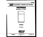 Tappan 95-1787-00-04 cover diagram