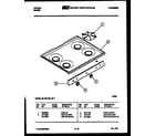 Tappan 32-1004-00-01 cooktop parts diagram