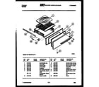 Tappan 32-1004-00-01 broiler drawer parts diagram