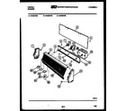 Tappan 46-2817-00-05 console and control parts diagram