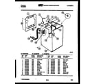 Tappan 46-2817-00-05 cabinet parts diagram