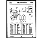 Tappan 46-2817-23-05 drain hose and miscellaneous diagram