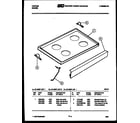 Tappan 31-3437-66-02 cooktop parts diagram