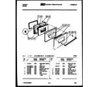 Tappan 31-3437-66-02 door parts diagram
