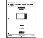 Tappan 56-9338-10-02 front cover diagram